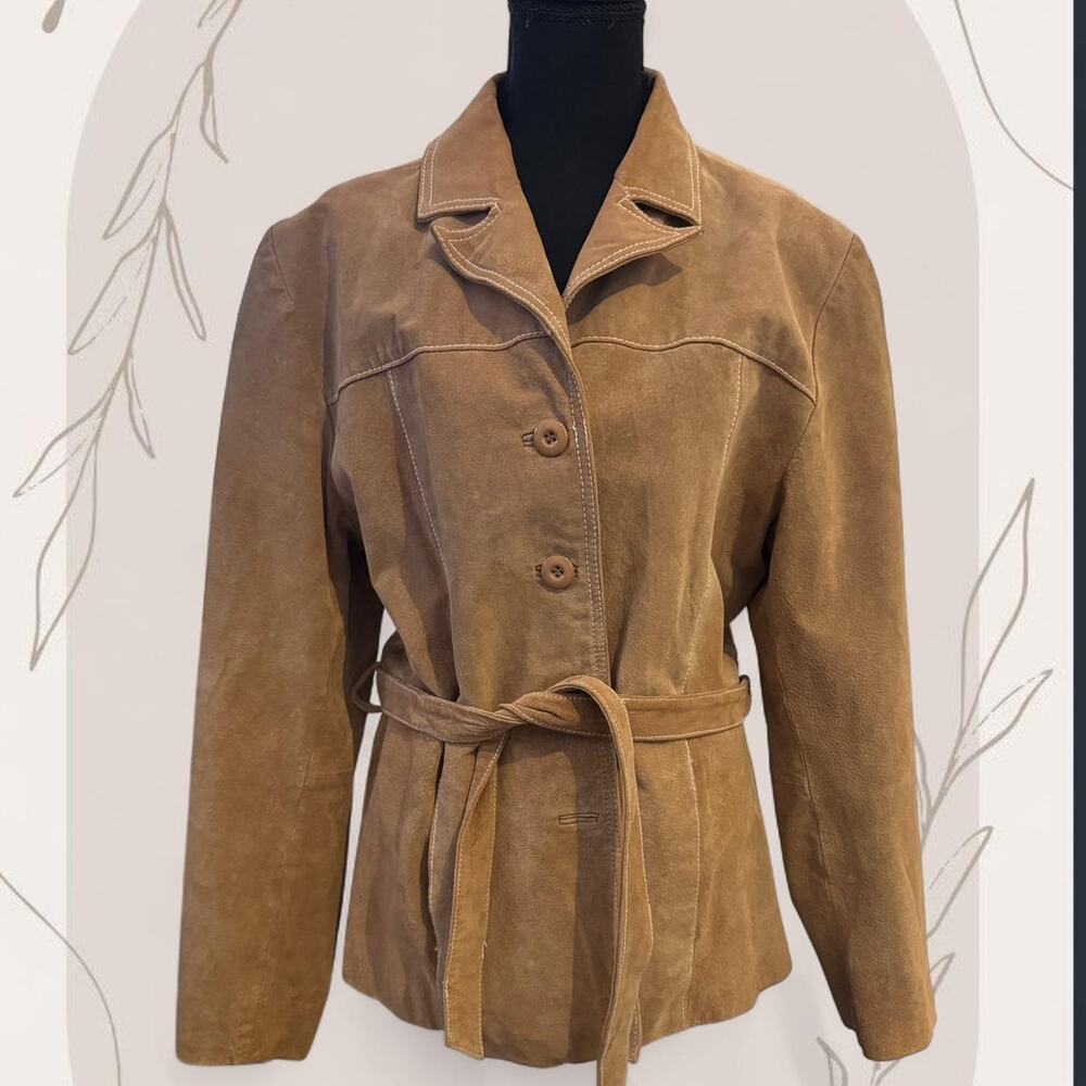 Wilsons leather brown‎ suede jacket